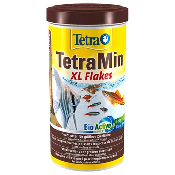 TetraMin Flakes Flingfoder - 1000 ml (Stora Flingor): Komplett Fiskkorv a la Tetra