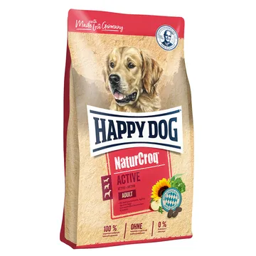 Happy Dog NaturCroq Active 15 kg: Energifoder för hundar i rörelse