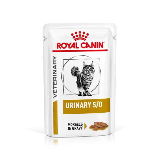 Royal Canin Veterinary Feline Urinary S/O i sås eller mousse 12 x 85 g (bitar i sås)