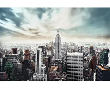 New York Skyline canvastavla: Förgyll ditt hem med stadens siluett