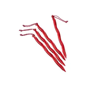 MSR Cyclone Stake Kit (4 stakes) - Tältpinnar Red One Size