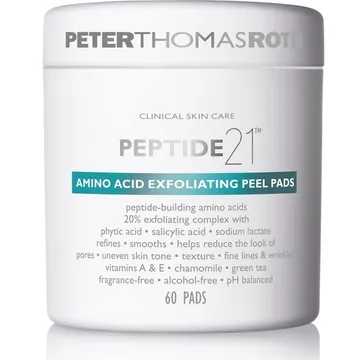 Peter Thomas Roth Peptide 21 Aminosyror Exfoliating Peel Pads stårker huden