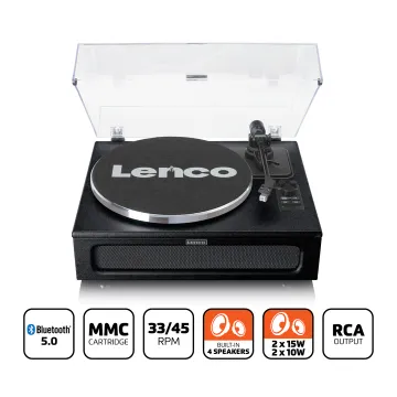 Lenco LS-430 Bluetooth Skivspelare: Njut Av Ditt Musikaliska Arv I Modern Stil