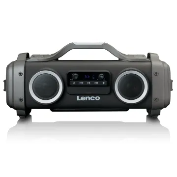 Lenco SPR-200BK Boombox Med Bluetooth &ndash; F&ouml;r En Festlig Upplevelse