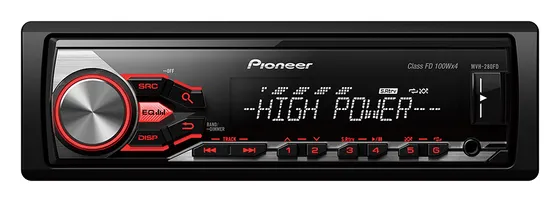 Pioneer MVH-280FD High Power 1-DIN bilstereo