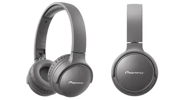 Pioneer SE-S6BN Grå - Bluetooth-hörlurar med Aktiv Brusreducering (ANC) och NFC