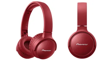 Pioneer SE-S6BN - Bluetooth hörlurar i röd färg