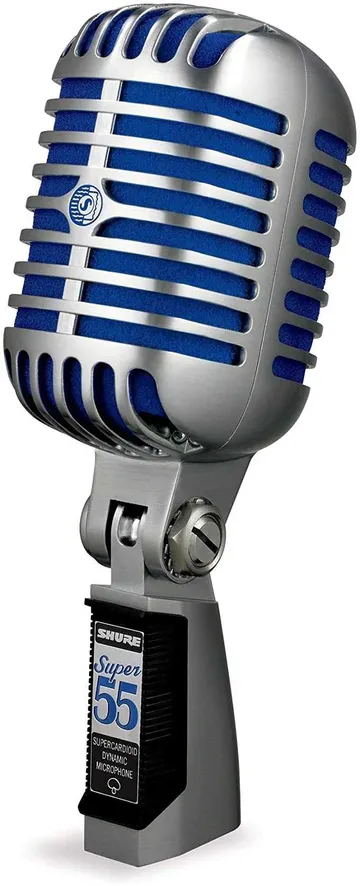 Shure Super 55 mikrofon: Retrolook och klockrent ljud