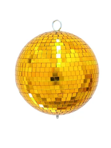 Guld Discoboll 15cm, En Gyllene Hippieatmosfär på Dansgolvet