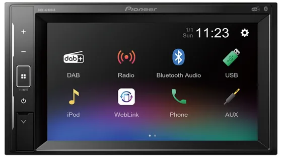 Pioneer DMH-A240DAB Bilstereo Multimediaspelare Bluetooth /DAB+