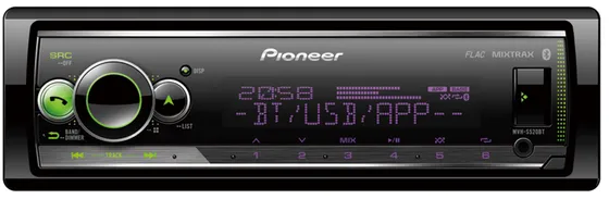 Pioneer MVH-S520BT Bilradio med Bluetooth och USB