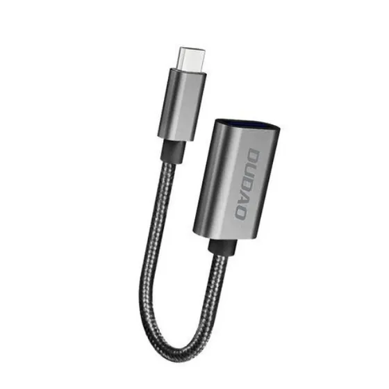 Dudao L15T OTG Kabel USB-C till USB-A Adapter - Grå