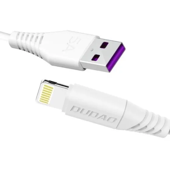 Dudao L2 USB-A till Lightning-kabel 1m - Vit