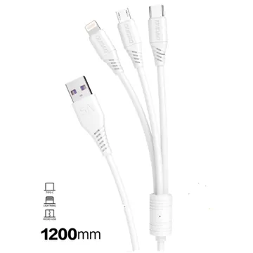 Dudao L8s 3-i-1-kabel: En mångsidig laddningslösning för alla dina enheter