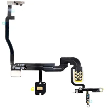 iPhone 11 Pro Max - Strömknapp Flex med Metallhållare - Allt-i-ett Reparationskit