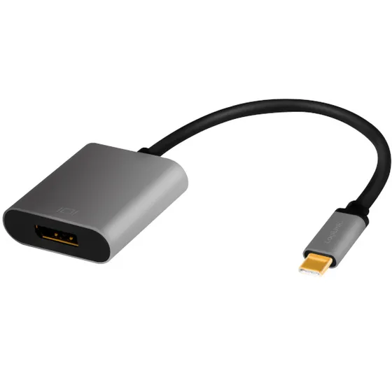 Logilink USB-C DisplayPort adapter 4K 60Hz Alu 15cm