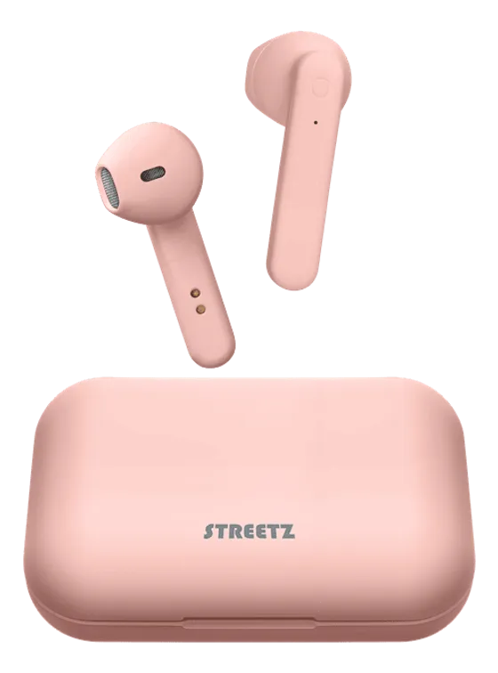 Streetz True Wireless Stereo hörlurar med laddningsetui - Matt Rosa
