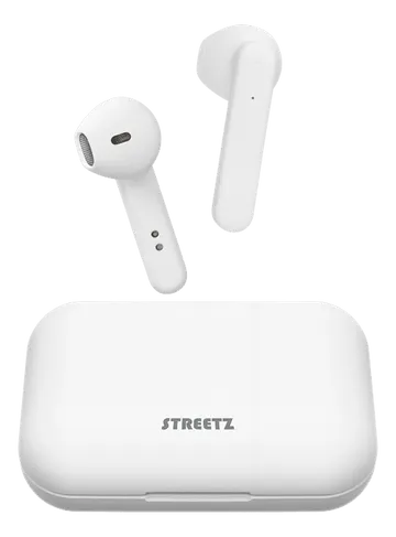 Streetz True Wireless Stereo med laddare - Mattvit | Ljud & Bild