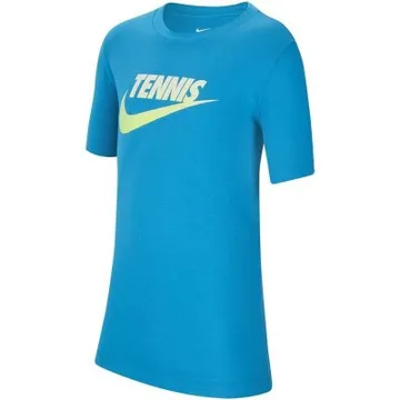 NIKE Tennis Tee Turkos - En Perfekt Match för Unga Tennisspelare