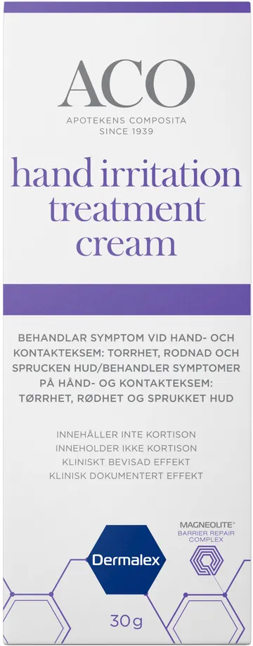 ACO Hand Irritation Treatment Cream Oparf 30g: Effektiv vård för känslig hud