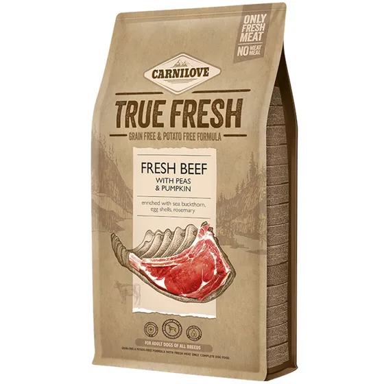 Carnilove True Fresh Beef for Adult dogs 4 kg