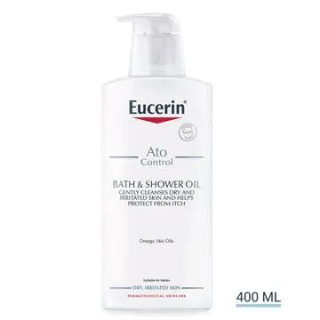 Eucerin AtoControl Bath-& Showeroil Oparf 400ml: En lindrande tvål för torr hud