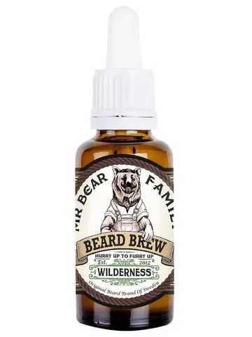 Mr Bear Family Beard Brew Wilderness: Skäggolja för den moderna mannen