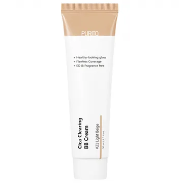 PURITO Cica Clearing BB Cream #21 Light Beige: Flawless Freshness with a Natural Glow