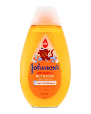 Johnson's Kids Bubble Bath & Wash 300 ml: skonsamt och roligt bad