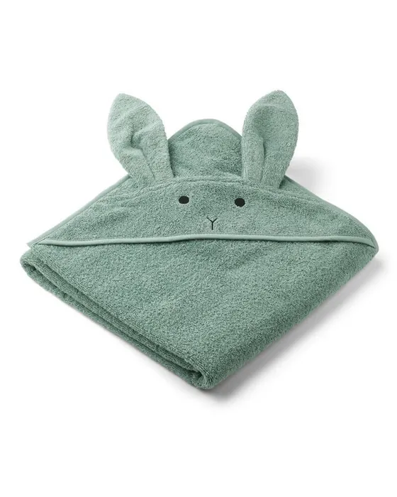 Liewood Albert Baby Towel Rabbit Blue