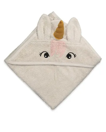 Liewood Albert Baby Towel Unicorn Sandy - Härlig svensk kvalitet för ditt barn