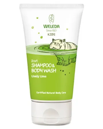 Weleda Kids 2 in 1 Shower and Shampoo Lively Lime 150 ml | Naturligt och vårdande för barnens hår och hud