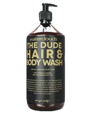 Waterclouds The Dude: Ett två-i-ett för hår och kropp i snygg design