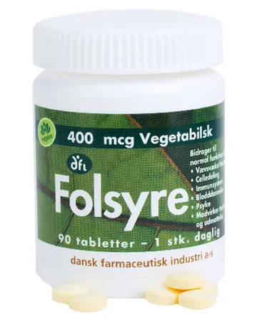 Berthelsen Naturprodukter Folsyre 400mcg: det ultimata valet för en hälsosam graviditet