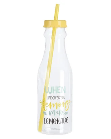 Excellent Houseware Drinking Bottle Lemonade 650 ml: Din Idealiska Sommardryck