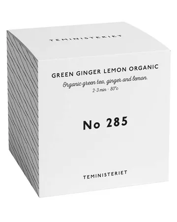 Teministeriet No 285 Green Ginger Lemon Organic Box 100 g