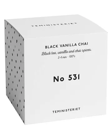 Teministeriet No 531 Black Vanilla Chai 100 g: En Svart Teas Symfoni