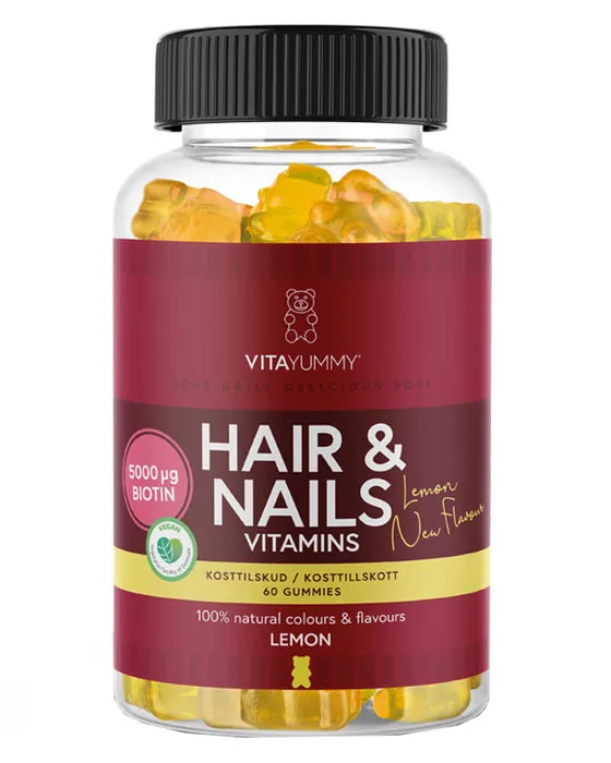 VitaYummy Hair & Nails Vitamins Lemon