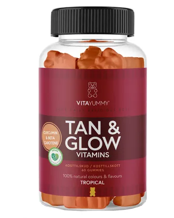 VitaYummy Tan & Glow Vitamins 180 g: En solkysst sommarhud