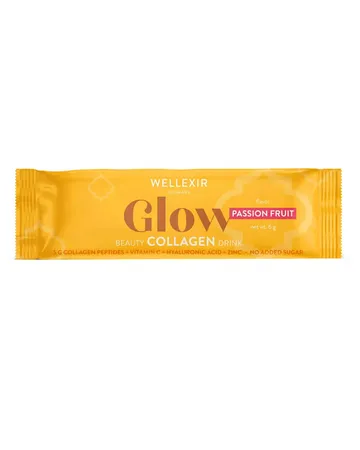 Wellexir Glow Beauty Collagen Drink Passionsfrukt 6 g