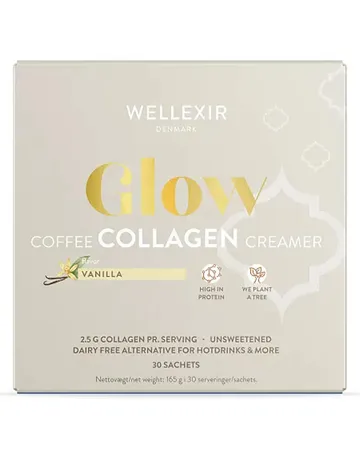 S&auml;g Hej Till Wellexir Glow Coffee Creamer Vanilj (6g)!