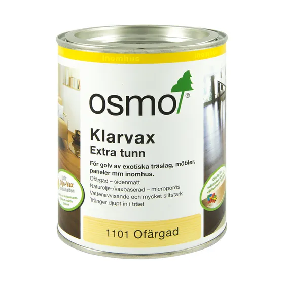 KLARVAX 1101 OSMO OFÄRGAD 0,75L | Beijerbygg Byggmaterial