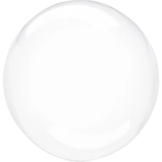 Klotballong, transparent-Clear