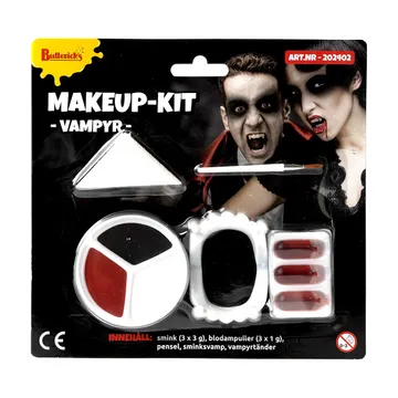 Vampyr sminkset - allt du behöver för en perfekt halloween-sminkning