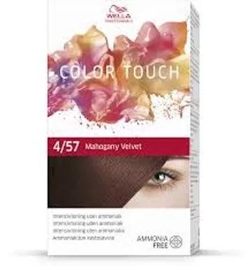 Wella Color Touch 4/57 Mahogny Velvet 130ml - f&auml:rg f&ouml:r ett elegant och skimrande h&aring:r