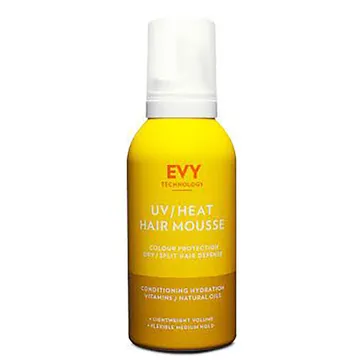 Evy UV/Heat Hair Mousse 150ml | Värmeskydd och stylingprodukt