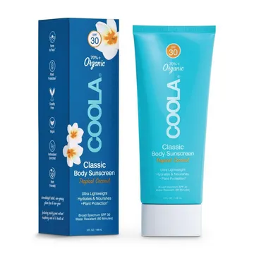 COOLA Classic Body Organic Sunscreen Lotion SPF 30 Tropical Coconut: Resandets B&auml:sta V&auml;n