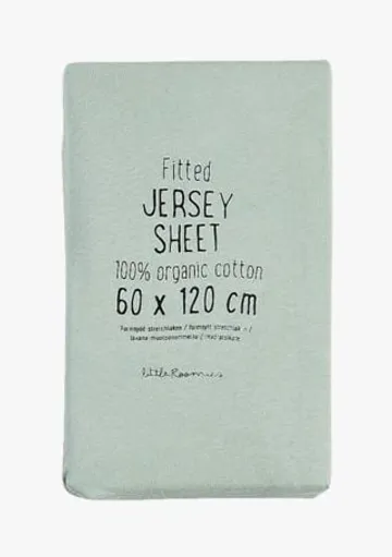 Jersey formsytt dra-på-lakan mintgrönt