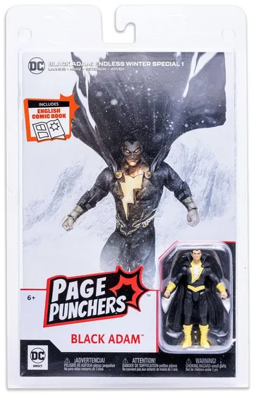 DC Page Punchers - Black Adam! En ikonisk actionfigur