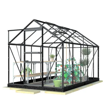 Lykke Växthus Hybrid 6,2m2, svart: En Oumbärlig Trädgårdstillgång